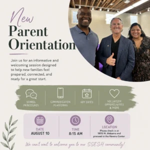 New Parent Orientation Banner