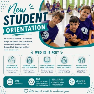 Student Orientation banner