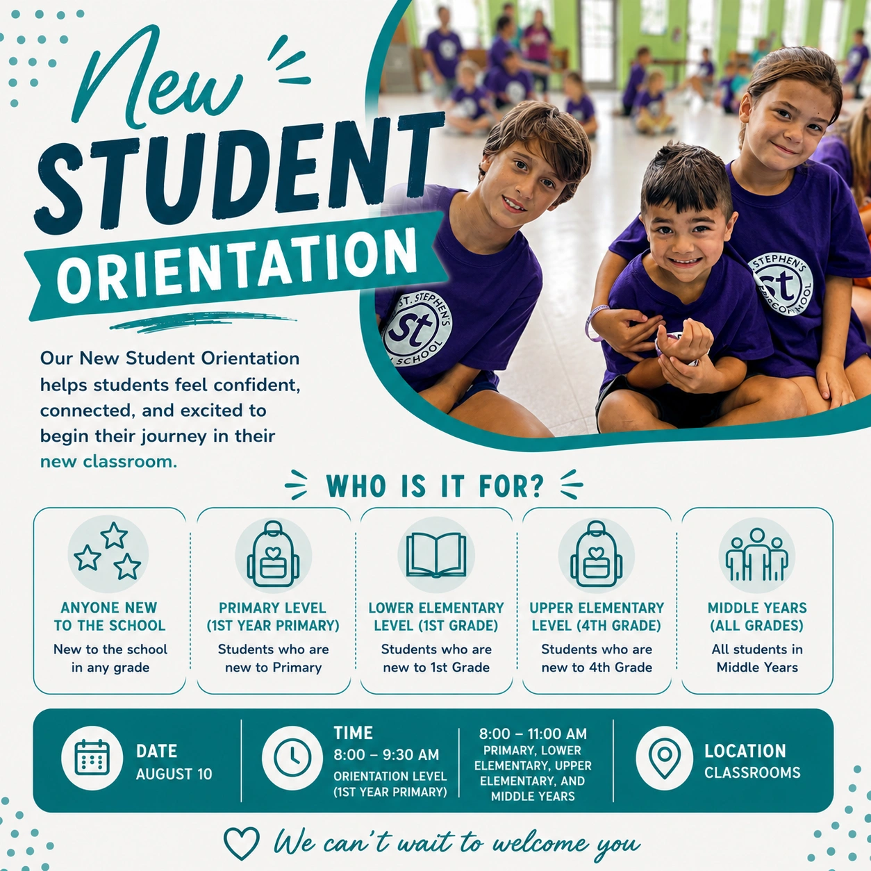 Student Orientation banner